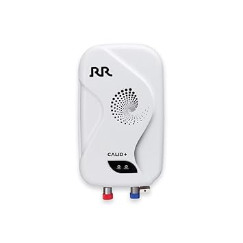 RR Calid Plus 3L, Instant Water Heater With Rusty Proof Body, Stainless Steel Tank and Pressure Release Valve (White)