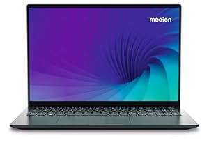 MEDION Notebook S10 MD62633, 40,6 cm (16 Zoll), UHD+ OLED, Intel Core Ultra 7 155H, 16 GB RAM, 1000 GB SSD, Intel ARC Graphics, WLAN, Windows 11 Home, Silber