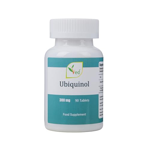 Con Ubiquinol | Forma activa coq10 | Alta absorción/bioactividad mejorada | 300 mg, 90 comprimidos