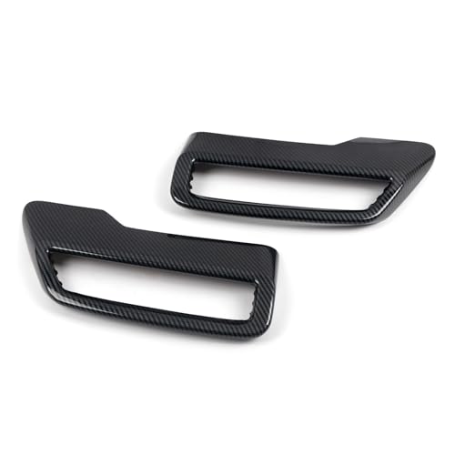 Tubo de escape del coche Silenciador de para escape trasero para Peugeot 3008 5008 Allure Access 2017-2021, 2 piezas, cubierta de moldura de tubo, accesorios para coche(Carbon Fiber Black)