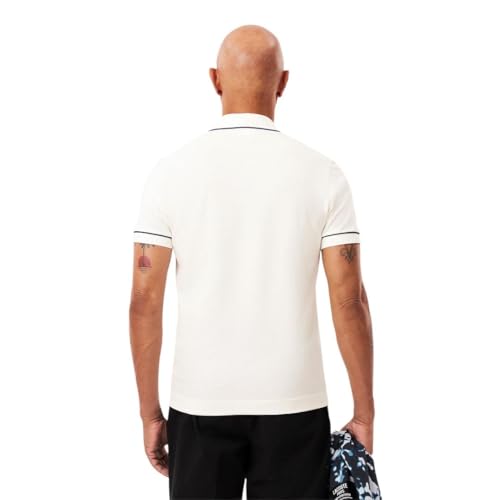 Lacoste Men's Paris Short Regular Fit Contrast Collar & Sleeves Polo3