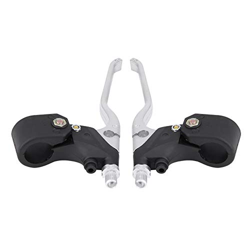【𝐏â𝐪𝐮𝐞𝐬】 Poignée de levier de frein moto 1 paire de levier de frein de guidon universel 22mm pour 47cc 49cc Mini Pocket Dirt Bike VTT...
