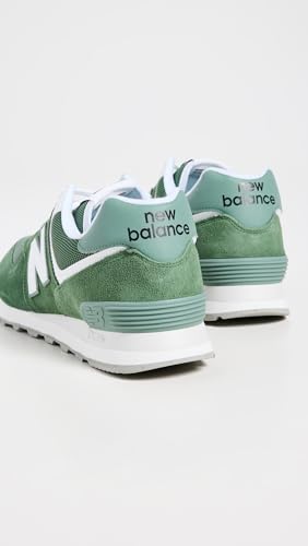 Image of New Balance Unisex 574 V2 Familiar Ground Sneaker,Green /White,Men 11.5 / Women 13
