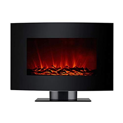 PURLINE CHE-340 Chimenea Eléctrica con pie y frontal curvado color negro con potencia max 2000 W