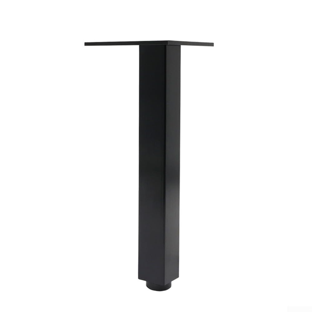Gambe per Tavolo in Acciaio 4 Regolabili Nero Gambe per Tavolo(20cm 157 White*4)