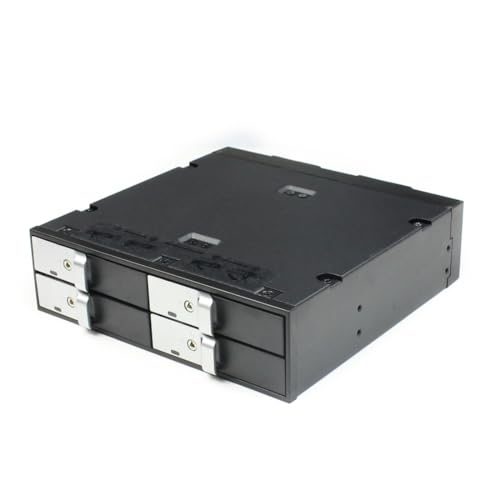Caja externa para 4 discos 2.5 pulgadas SATA 6Gbps metal miniatura 4
