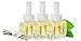 Scent Fill 100% Natural Vanilla Peppermint Plug in Air Freshener, Scented Oil Refills, 3 Refills