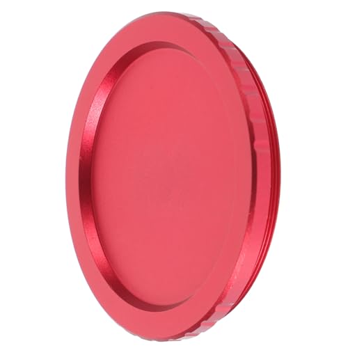 GAROZATION Telescope Accessories Telescope Lens Cap Magnifying Mirror Cover Dust Caps Telescope Eyepiece Caps Telescope Eyepiece Cover Telescope Cap Camera Lens Cover Aluminum Alloy Red