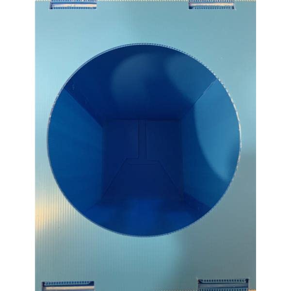 Genérico - Cubo de basura reciclaje 80L - contenedor de reciclaje, resistente y duradero, ideal para interiores y exteriores, fácil de montar y limpiar, optimiza espacio, color azul