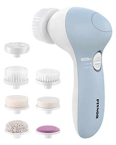 Facial Cleansing Brush Face Scrubber: Electric Exfoliating Spin Brush, Cleanser Brushes Deep Cleaning, Waterproof Exfoliator Spa Machine, Acne Skin Care ,Tone Skin on Face, Spinning Cleaner Set