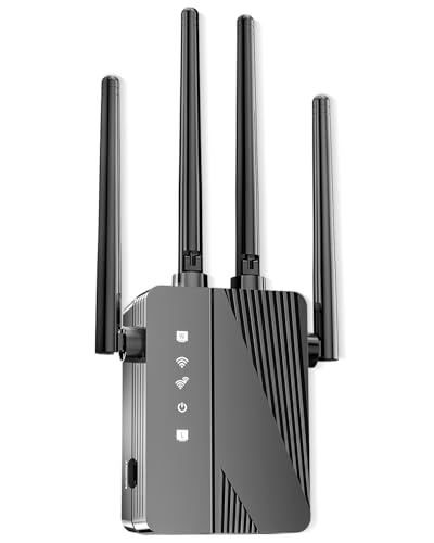 2026 WiFi Extender Signal Booster, Longest Range up to 15000 sq.ft for Home, Wireless Internet Extender with Ethernet Port, 6X Faster Speed WiFi Repeater, 1-Tap Setup, Compatible with 99% Routers