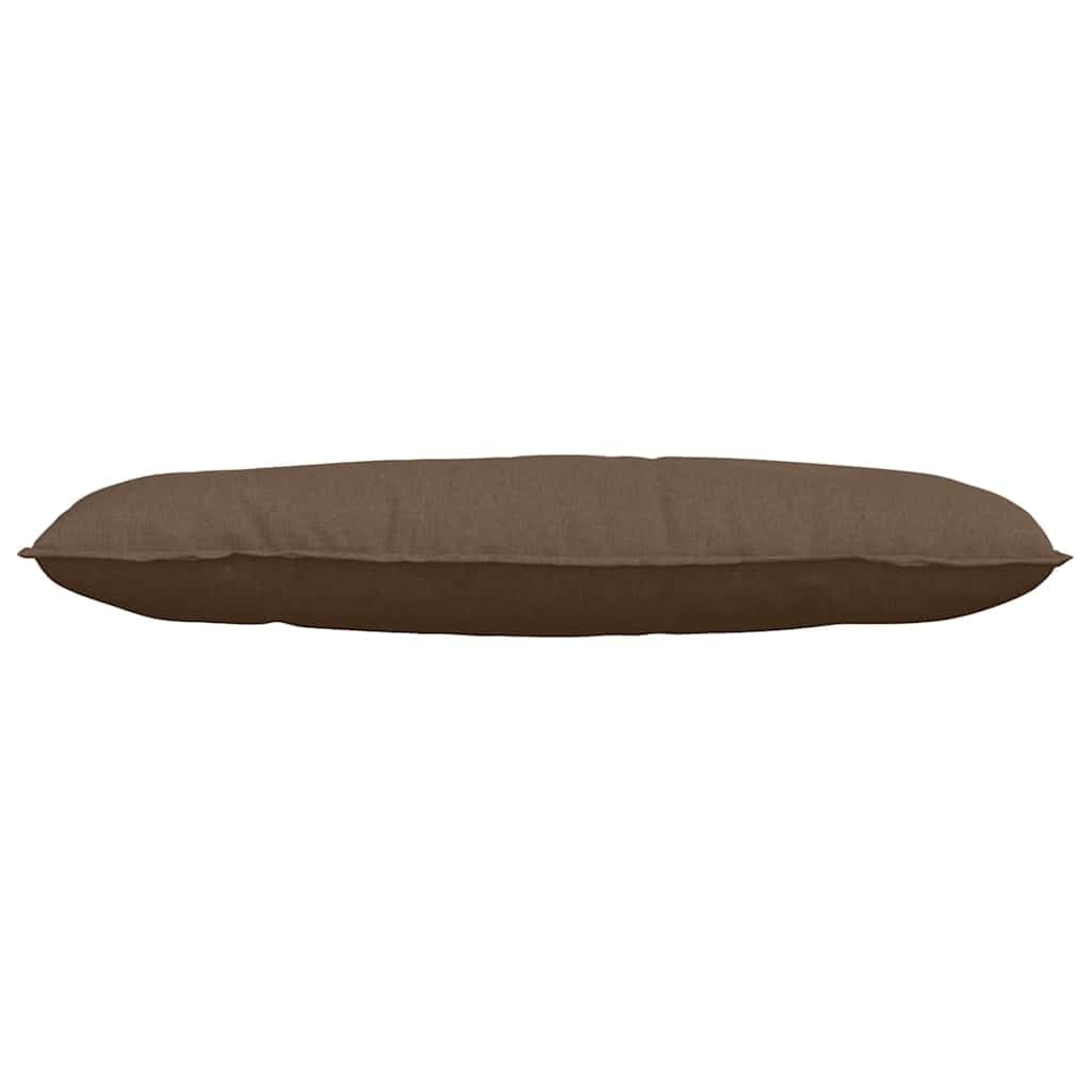 Cuscino per schienale marrone, 120 x 19 x 50 cm, tessuto con rivestimento sfoderabile, ergonomico e traspirante, cuscino lombare ortopedico per ufficio, divano, letto, auto e sedia a rotelle
