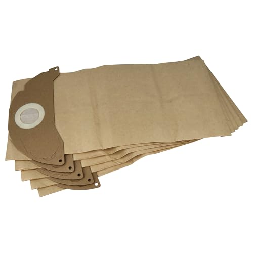 vhbw 5x bolsa reemplaza Kärcher KFI 252, 6.904-143.0, 4002667015317 para aspiradora - papel marrón
