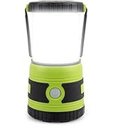 DA LIGHT LED Campinglampe Superhelle 1500 Lumen 4 Lichtmodi Dimmbarer Suchscheinwerfer Batteriebe...