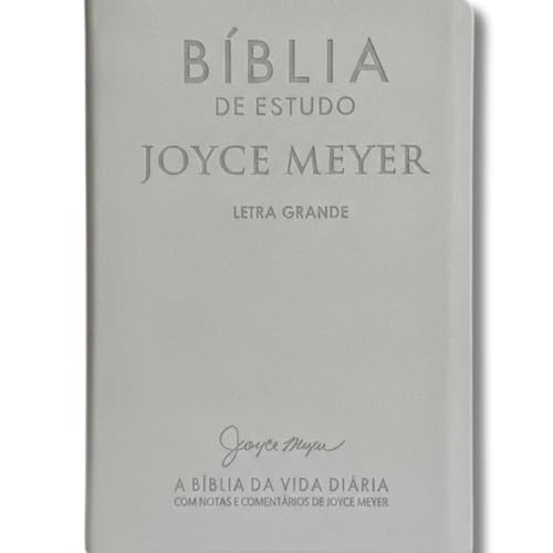BIBLIA ESTUDO JOYCE MEYER - LETRA GRANDE - CINZA
