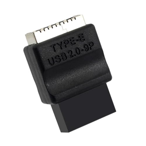Oxtxuzdm Placa base USB 2.0 de 9 pines a conectores frontales convertidores tipo placa base adaptador USB para accesorios de computadora de escritorio