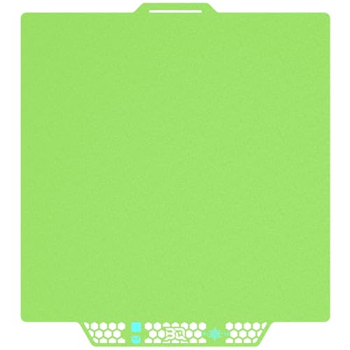 Image of BIQU CryoGrip Pro Glacier Build Plate for Bambu-Lab 3D Printers | X2D P2S P1S P1P X1C X1E A1, Firm Adhesion, Double-Sided Spring Steel Sheet, 257x257mm, Green