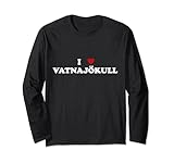 parco nazionale dell'islanda cuore i love vatnajökull maglia a manica