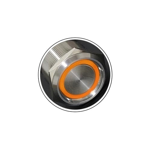 Interrupteur bouton-poussoir 22 mm jaune pour l'automatisation de votre garage et atelier