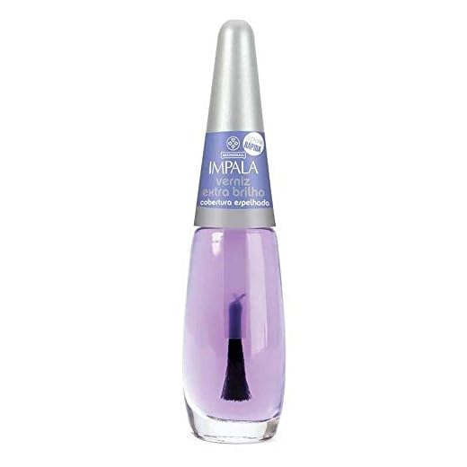 Verniz Extra Brilho Cobertura Espelhada, Impala Cosmeticos, Roxo, 7.5 ml