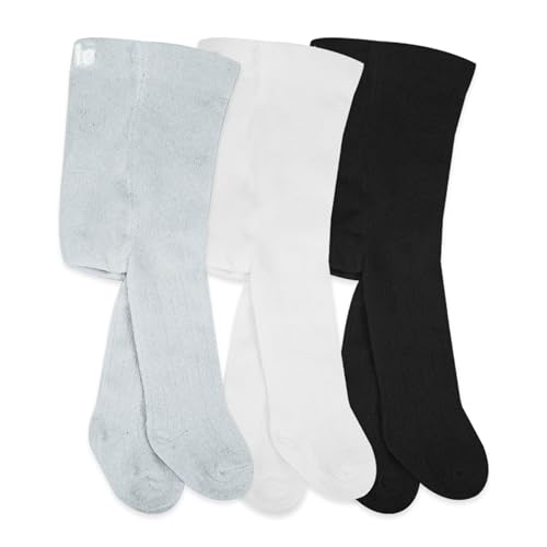 bistyle Baby Girls Tights Thick Leggings Soft | Warm Organic Cotton Stockings Pantyhose | Newborn Infant Toddler 3 Pack3