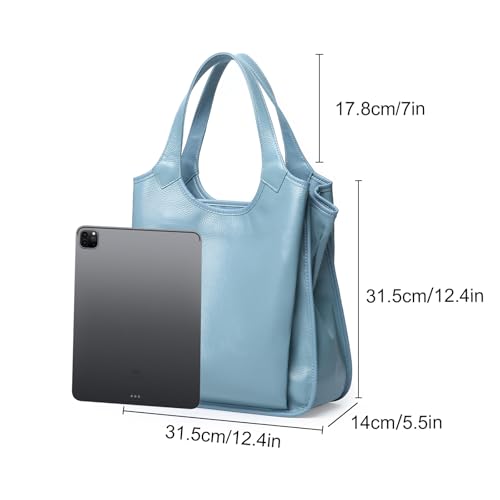 Tote Bags for Women, Genuine Luxury Leather Handbags, Hobo Medium Size Tote, Soft Leather Purses Handbags3