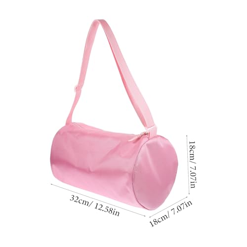 Dance Bag for Girls - Cute Duffle Crossbody Bag, Ballet Dance Shoulder Bags with Zipper, Pink Travel Storage Purse 12.5 x 7 inch3