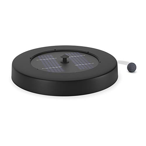 Uniprodo Uni_Oxygenator_01 Solar-Teichbelüfter schwimmende Pumpe Durchfluss 120 l/h Solarzelle 1,2 W Solar-Teichpumpe