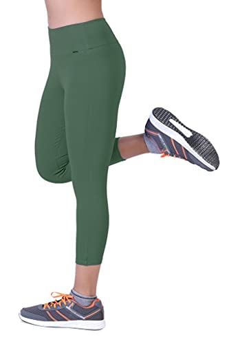 Image of Women's Active Power Stretch Yoga Capri