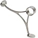 Lavi L44 400 112 1-.50 In. Combination Bracket - Satin Stainless Steel