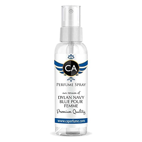 CA Perfume Impression of Dylan Navy Blue Pour Femme For Women Replica Version Fragrance Dupes Concentrated Long Lasting Eau de Parfum Spray Refillable Atomizer Bottle2 Fl Oz/60ml-X1