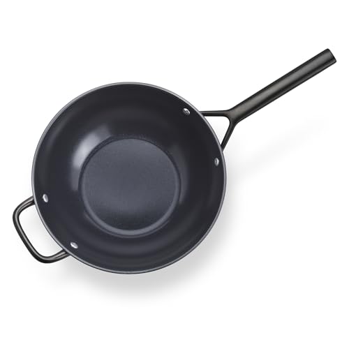 Wok ZWILLING Milano 12 pulgadas aluminio negro miniatura 5