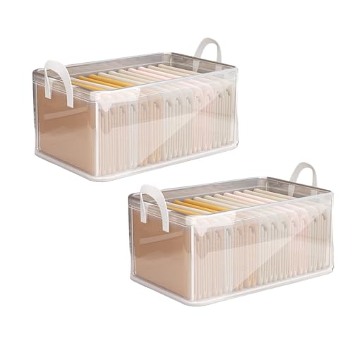 Fcnjsao Klare und tragbare stabile PVC-Aufbewahrungslösung, Zubehör für die sichere Aufbewahrung kleiner Gegenstände des täglichen Gebrauchs