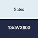 Gates 13/5VX600 Super HC Molded Notch Powerband Belt, 5VX Section, 8-1/8" Overall Width, 35/64" Height, 60.0" Belt Outside Circumference
