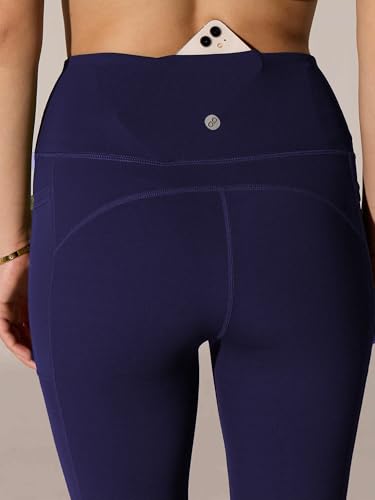 Image of CAVA Women's All Day Flex Flare Pants | High-Waist Flared Yoga Pants with Wide Waistband, 3 Pockets & Anti-Camel Toe | Stretchy, Flattering Activewear for Work & Everyday Wear