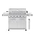 Monument Grills 77352 6-Burner Stainless Steel Cabinet Style Propane Gas Grill with Smoke Box(2 Items)