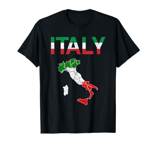Italy Flag Vintage Italian Italia T-Shirt