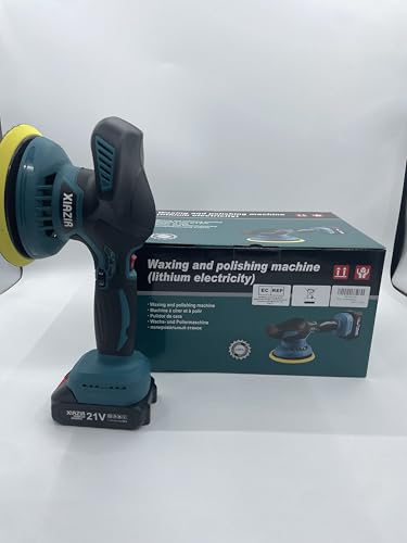 Cordless Buffer Polisher - 6 inch Car Polisher with 2pcs 21V 2000mAh Lithium Battery and 13 PCS Attachments, Car Buffer Polisher 6 Variable Speed 5500RPM for Auto Detailing/Polishing/Waxing 11 Cordless Buffer Polisher - 6 inch Car Polisher with 2pcs 21V 2000mAh Lithium Battery and 13 PCS Attachments, Car Buffer Polisher 6 Variable Speed 5500RPM for Auto Detailing/Polishing/Waxing - Image 11