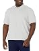Amazon Essentials Men's Regular-Fit Cotton Pique Polo Shirt, Light Grey Heather, XX-Large