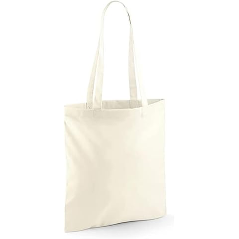 Wonky Line 100% Cotton Reusable Tote Bags Cover