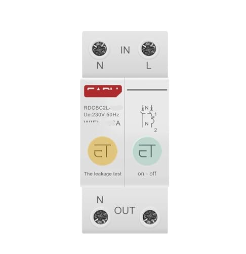 Disyuntor 1P+NI para solucionar subidas de tensión con voltímetro y protección contra fugas