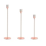 Multiusos: elegante portavelas para cumpleaños, cena a la luz de las velas, comedor, sala de estar, sala de dibujo, estudio y bar. Gran opción para celebraciones, un día de conmemoración, crear un ambiente, regalo de inauguración de la casa, regalos de Navidad, portavelas de metal.