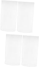 Abaodam 4 Pçs Cortina De Gaze Branca Cortina Transparente Cortina Branca Transparente Balão Persianas Cortinas De Tule Cortinas De Malha Cortinas De Filtro De Luz Cortina Branca Cortina