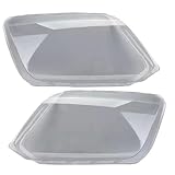 Left/Right Front Headlamp Cover Headlight Shell Transparent Lampshade Lens Compatible for VW Amarok 2011-2022 Headlamp Shell(Only Left)