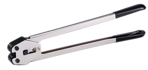 IDL Packaging C-5004 Regular Duty Strapping Sealer/Crimper for 1/2" Polyester (PET) Strapping – Less Effort in Closing The Seal with Long Handles – Heat-Treated Wearing Steel Parts