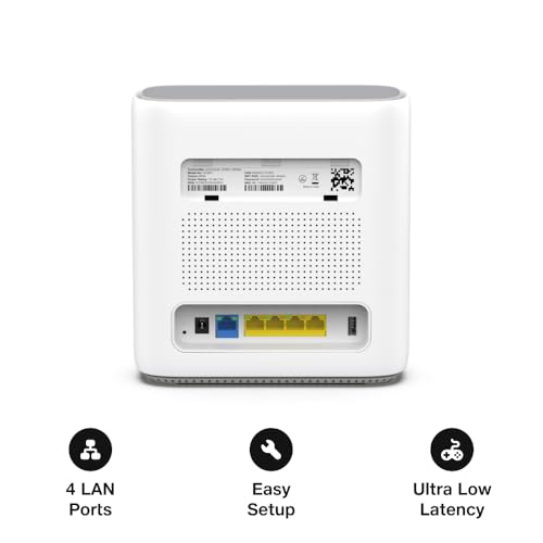 Jio AX6000 Mesh WiFi 6 Device, Works with JioAirFiber Only, Jio True AI Mesh, Dual Band, Up to 6 Gbps Speed, WPA3 Security, Mu-MIMO, OFDMA, Easy... - Image 4