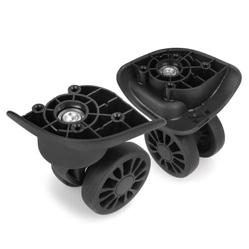 Domiella 2pcs Luggage Replacement Wheels, Suitcase Swivel Repair Caster Wheels,...