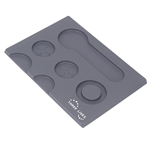 Tapis de bourrage de café en PVC supérieur durable de couleur grise - 4