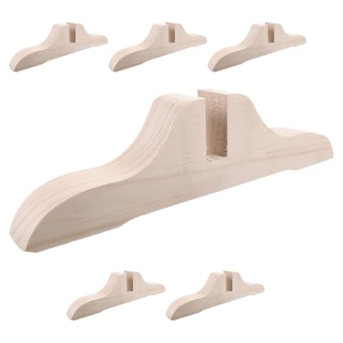 Tofficu 6 Piezas Soporte Base para Biombo de Madera Resistente al Desgaste Compatible con Divisores de Ambientes para Hogar y Oficina de Unidades