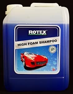 ROTEX Car Shampoo 5 Litre With High Foam And Colour Protection Technology (Pack of 1)